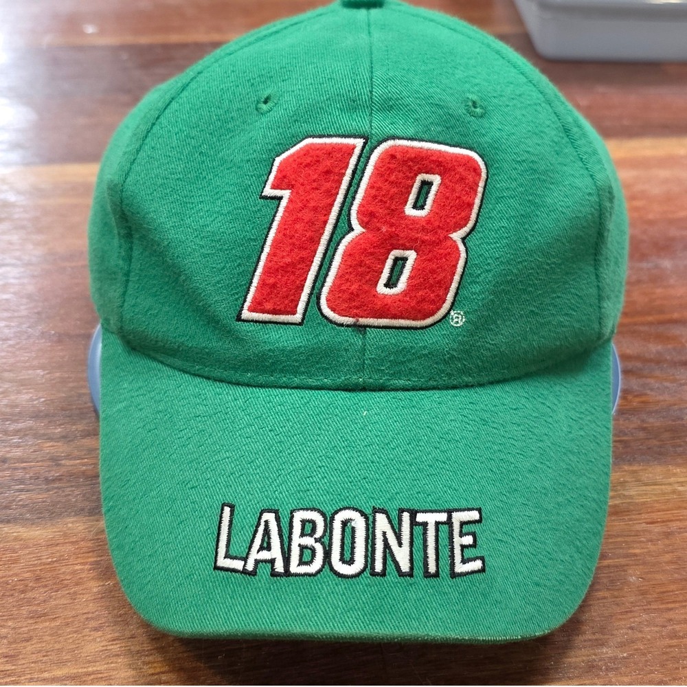 NASCAR Bobby Labonte 18 Interstate Batteries Green‎ Hat Winners Circle Vintage